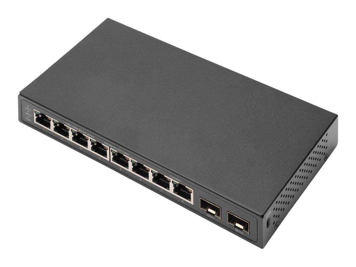 DIGITUS - 8-Port Gigabit Netzwerkswitch, Desktop, Unmanaged