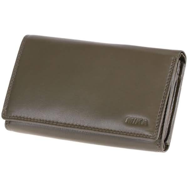 Damengeldbörse Leder ca 15x 10,5x4,5cm grün