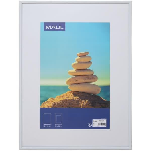 Bilderrahmen Maulart Kunststoff / Kunststoffglas 29,3x39,2cm weiß