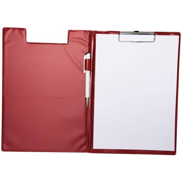 Schreibmappe PP-Folienüberzug A4 hoch rot