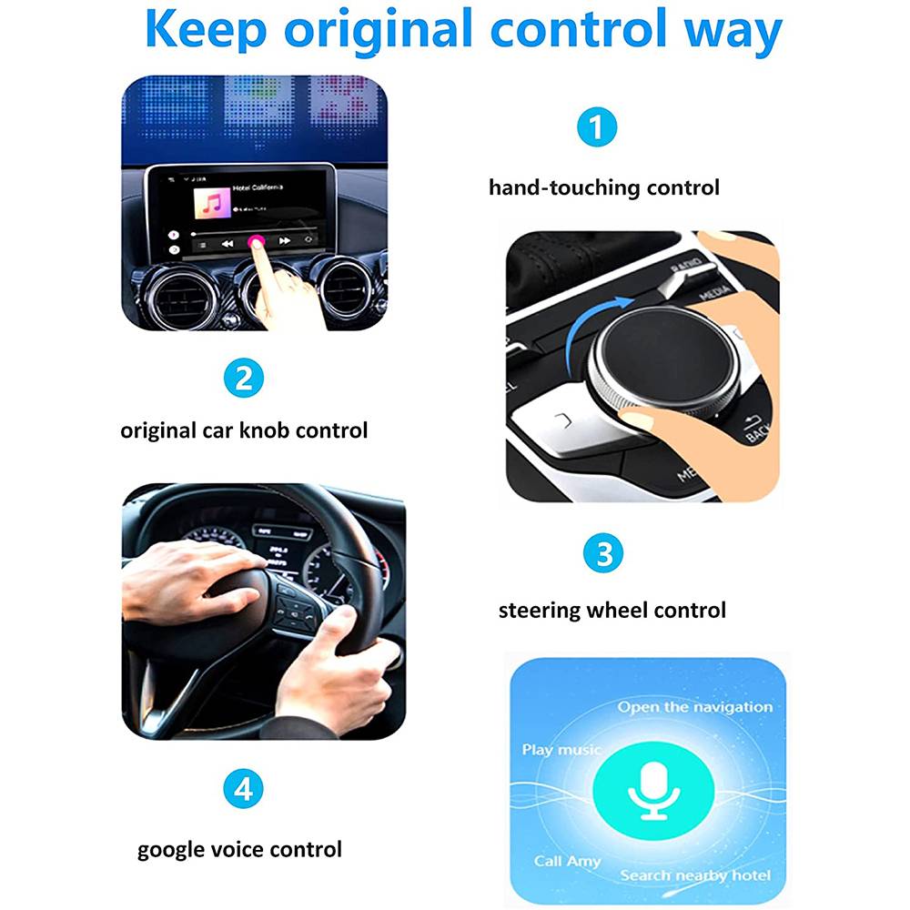Universal Carplay - Android System AI BOX GPS Navigation Media USB Player Apps
