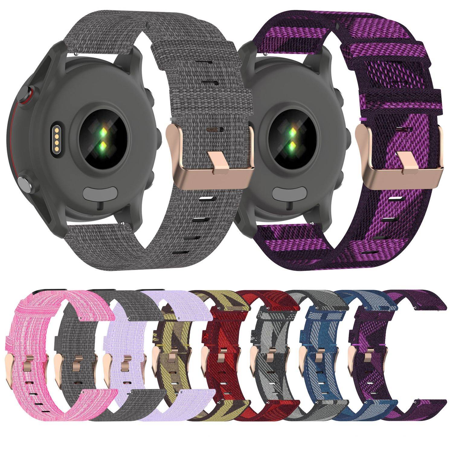 Für Samsung Galaxy Watch FE 6 5 4 Normal Pro Classic Nylon Armband