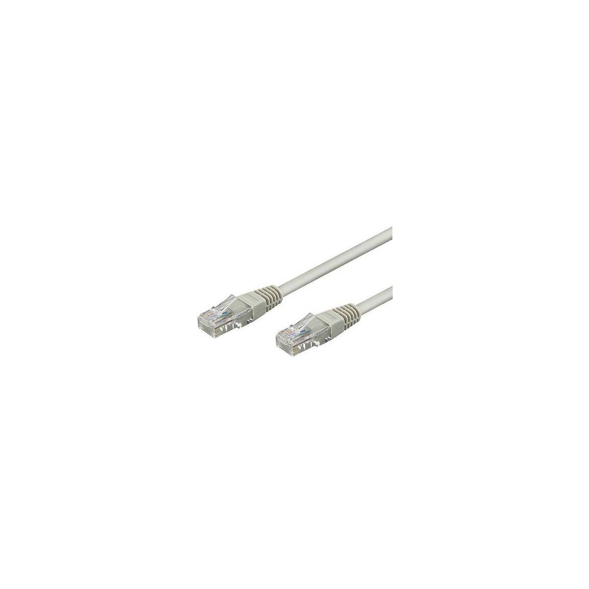 Patchkabel, Cat. 6, U/UTP, grau, 25m