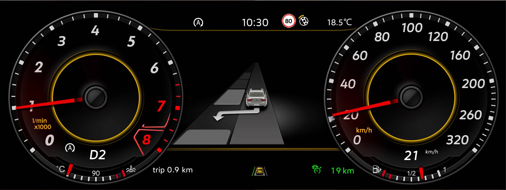 Für VW Golf 7 VII MK7 GTI R-Line Digital Tacho Kombiinstrument Virtual Cockpit