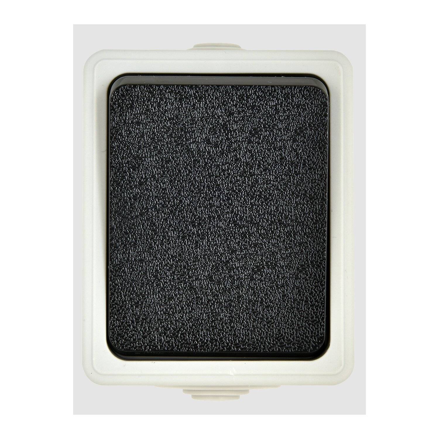 HEITECH Wechselschalter AP für Feuchträume geeignet, IP54 1-polig, 250 VAC, 10 A