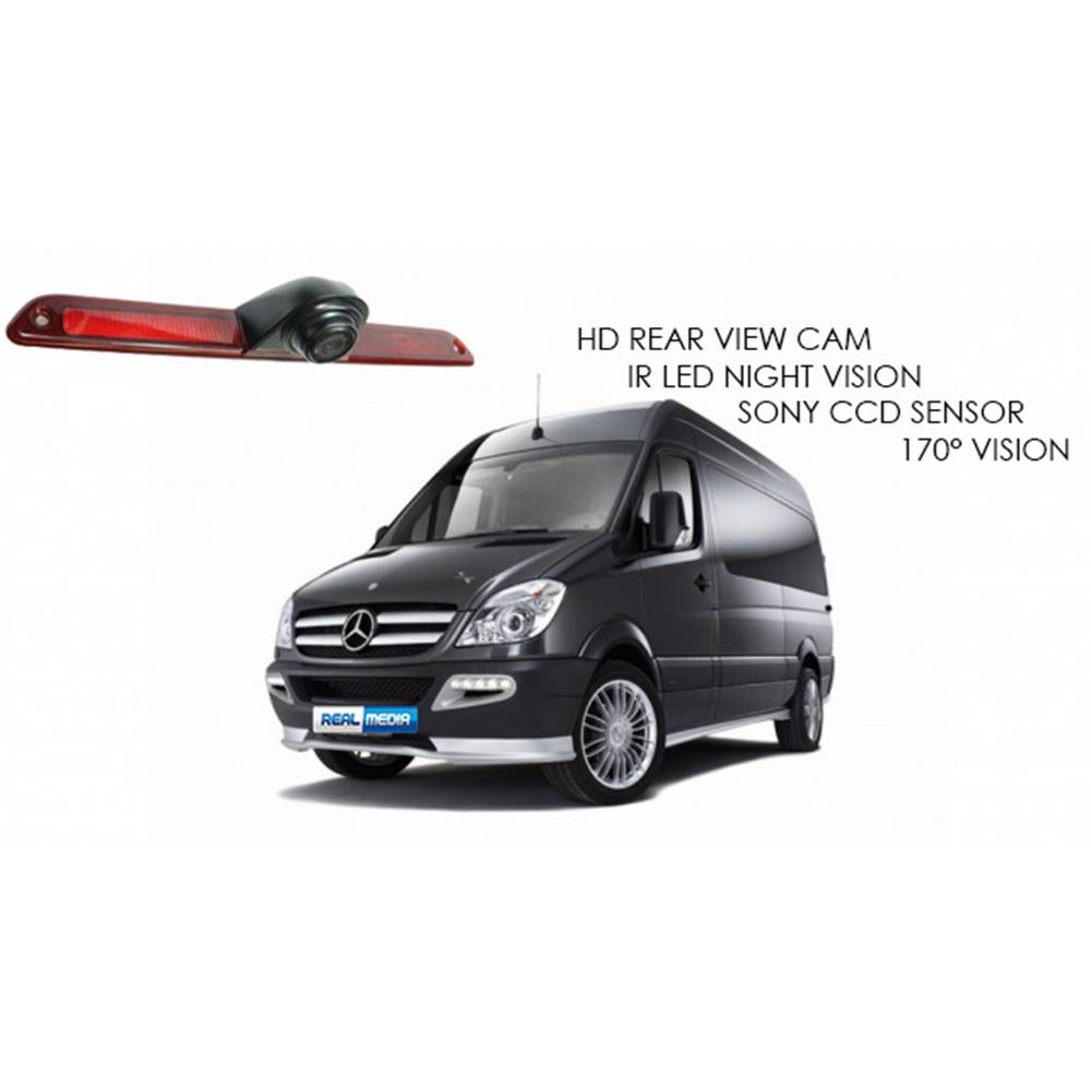 Für Mercedes Sprinter VW Crafter Bremsleuchte Rückfahrkamera + 7" Monitor