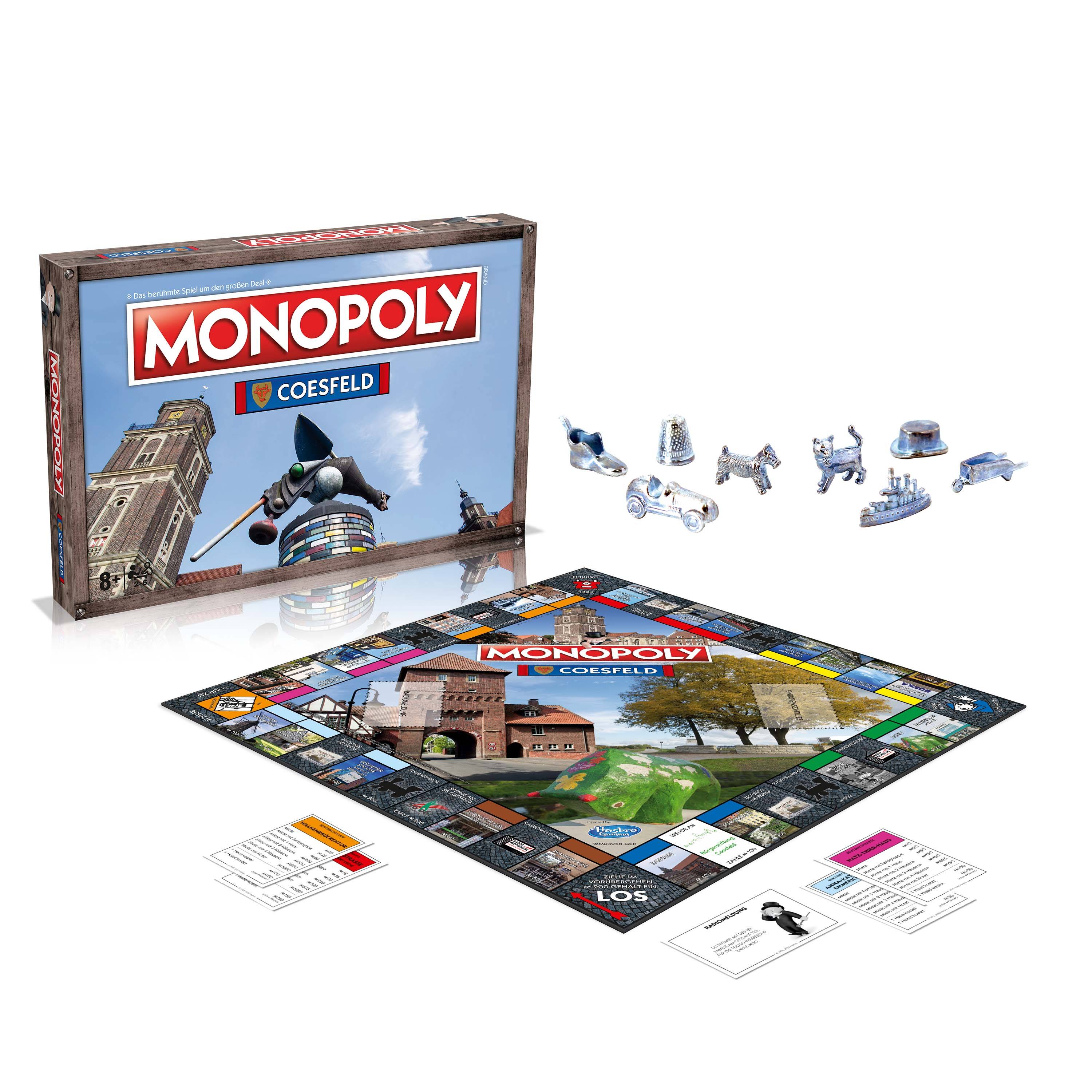 Monopoly - Coesfeld Brettspiel Gesellschaftsspiel Spiel