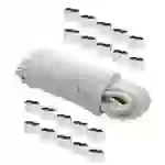 Dreamprint Expanderseil 10 m Weiß 6 mm Gummiseil Gummischnur Spannseil Planenseil Gummileine elastisches Seil mit 20x Würgeklemmen Dreamprint Expanderseil 10 m Weiß 6 mm Gummiseil Gummischnur Spannseil Planenseil Gummileine elastisches Seil mit 20x Würgeklemmen