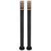 Stehleuchte Pollerleuchte Wegeleuchte Gartenlampen schwarz IP44 Standleuchte Balkon, Edelstahl Kupfer, 1x E27 Fassung, DxH 12,7x110cm, 2er Set Stehleuchte Pollerleuchte Wegeleuchte Gartenlampen schwarz IP44 Standleuchte Balkon, Edelstahl Kupfer, 1x E27 Fassung, DxH 12,7x110cm, 2er Set