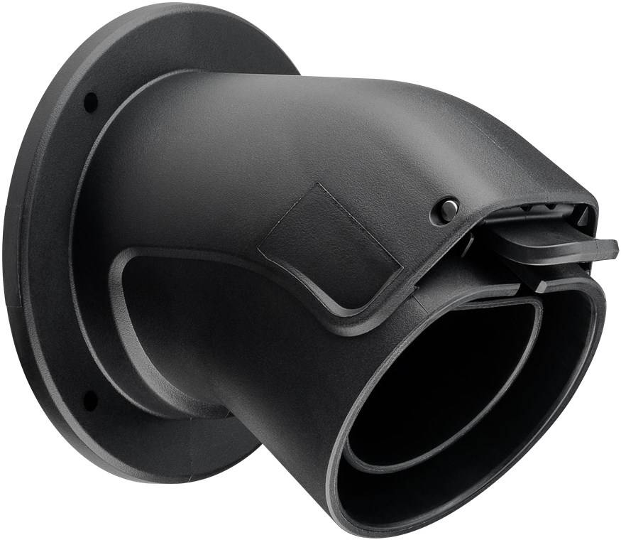 goobay Wandhalterung abgewinkelt für Typ-2-Ladekabel Elektrofahrzeug