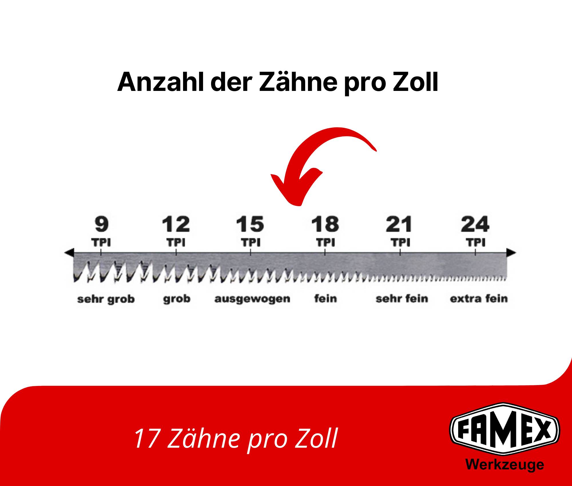 FAMEX 5507 Japansäge 270mm - 17 TPI