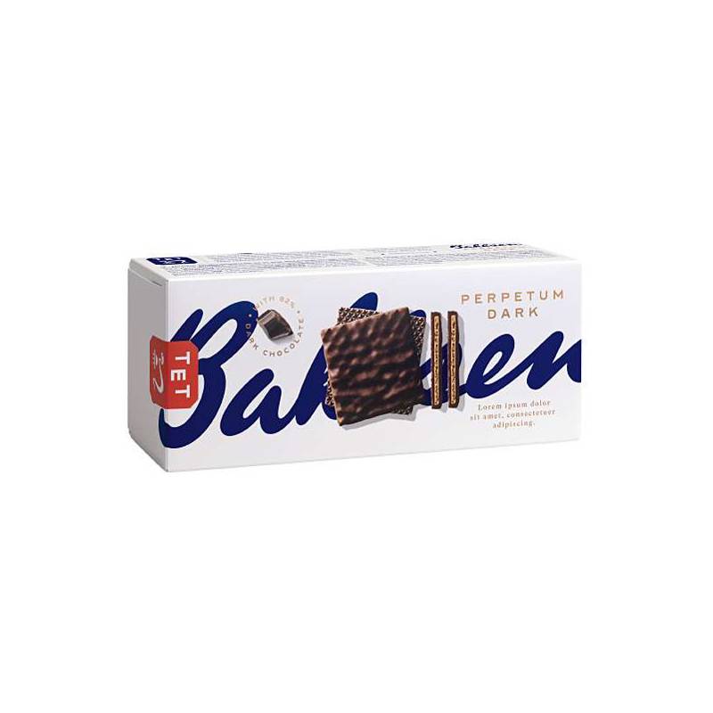Bahlsen Waffelgebäck "Chocolate Wafers Edelherb"