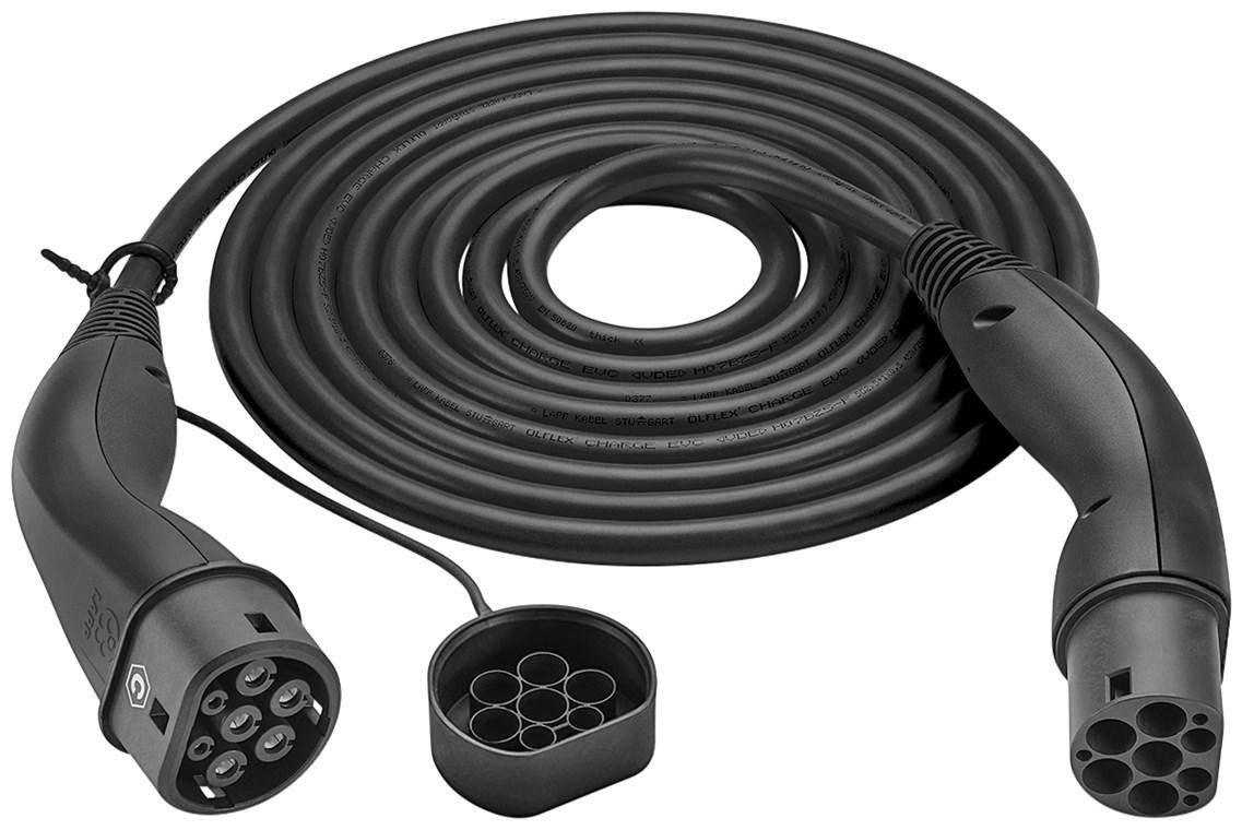 LAPP MOBILITY HELIX Komfort-Ladekabel Typ 2, bis zu 11 kW, 5 m, schwarz