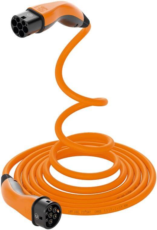 LAPP MOBILITY HELIX Komfort-Ladekabel Typ 2, bis zu 11 kW, 5 m, Orange