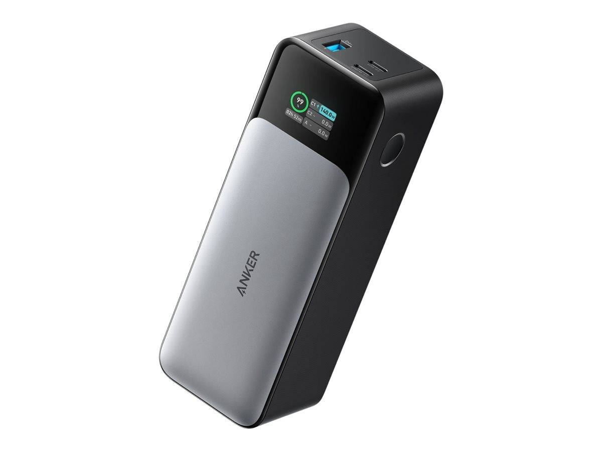 ANKER INNOVATIONS - Anker 737 - Powerbank - GaN-Technologie - 24000 mAh - Anker PowerIQ 4.0, Power Delivery 3.1 - 3 Ausg