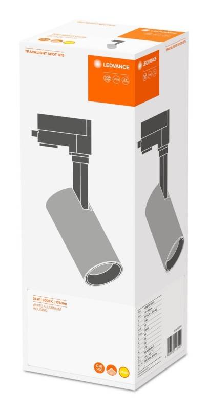 Ledvance LED-Stromschienenstrahler TRACK SP7525W3K90RWT