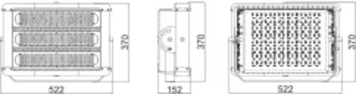 Ledvance LED-Scheinwerfer ECOHPF300W857VN36600