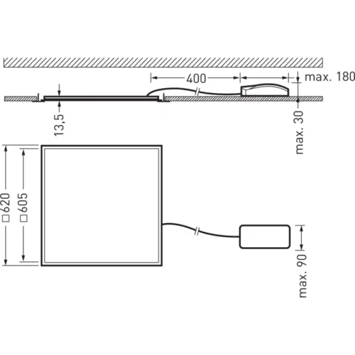 Trilux LED-Wanneneinbauleuchte Valineo G3 #7569951 Trilux LED-Wanneneinbauleuchte Valineo G3 #7569951