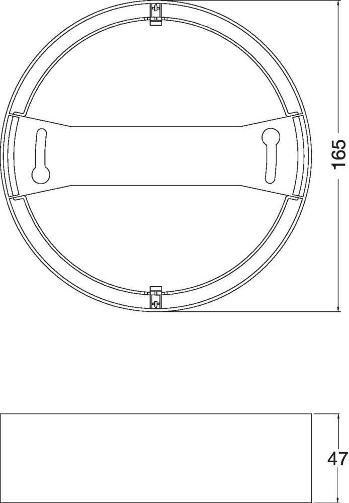 Ledvance Aufbaurahmen DLIP44FRAMEDN165WT