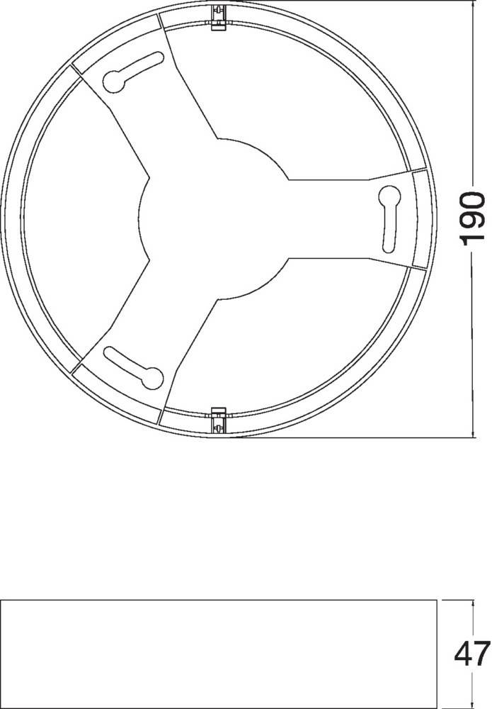 Ledvance Aufbaurahmen DLIP44FRAMEDN190WT