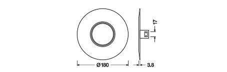 Ledvance Sanierungsring SP RING D180 WT