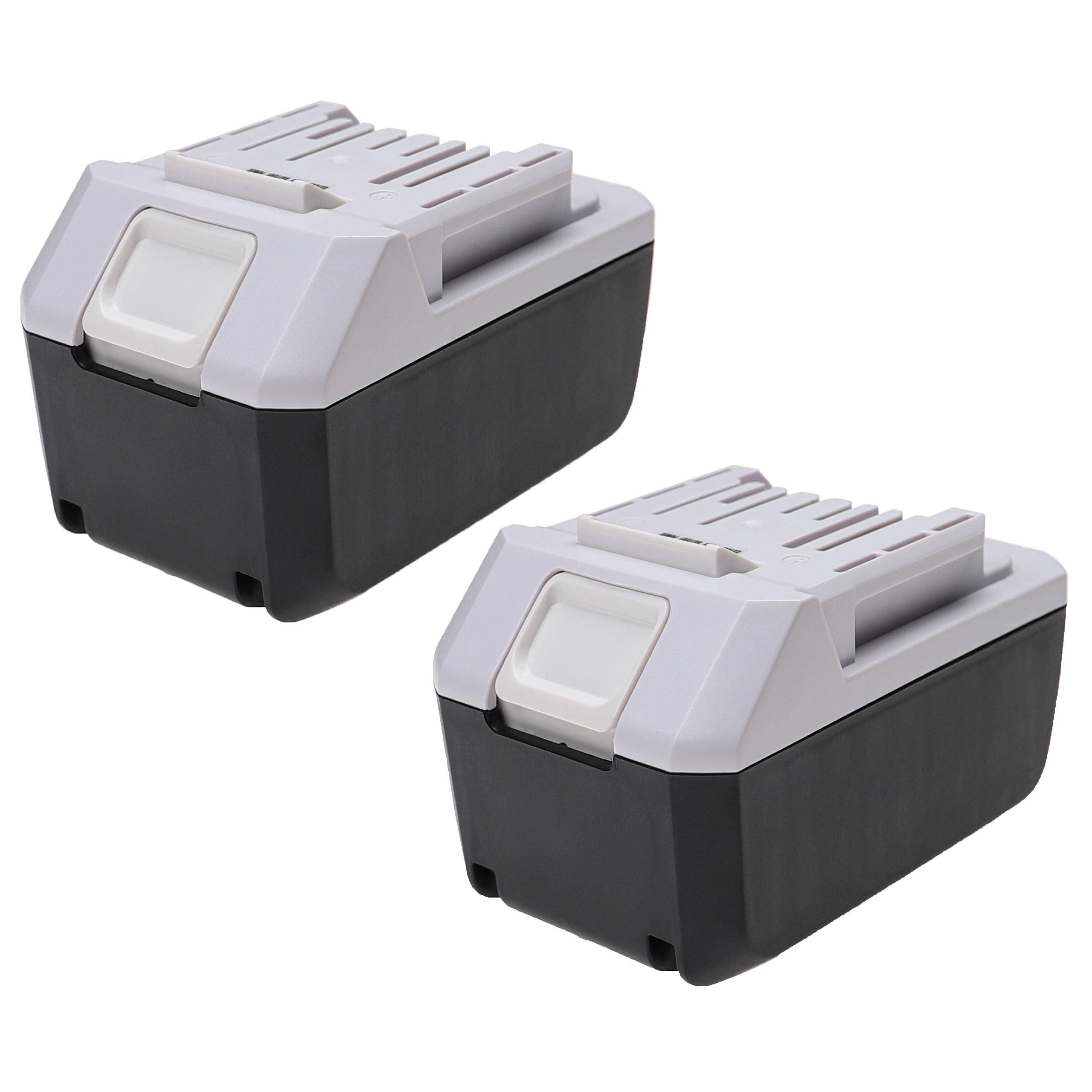 EXTENSILO 2x Akku kompatibel mit Makita UH522DW, TD127DWE, UH522D, UM167DWX, UM167DW, UR180D, UR180DW Werkzeug (6000 mAh, Li-Ion, 18 V)