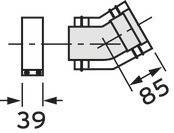 Vaillant Bogen 30 Grad 80/125mm 0020042758 (VE2)