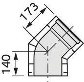 Vaillant Bogen 45 Grad 0020095544