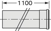 Vaillant Verlängerung DN200 1,0m 0020095550