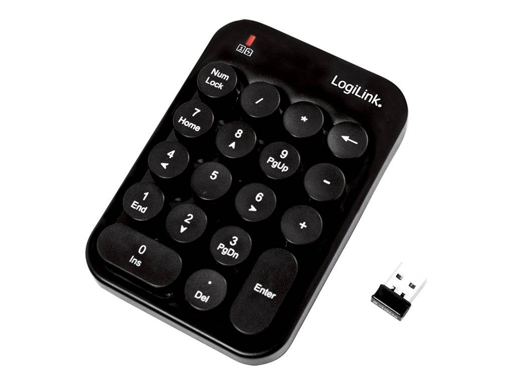 LogiLink - Tastatur - mit Touchpad - kabellos
