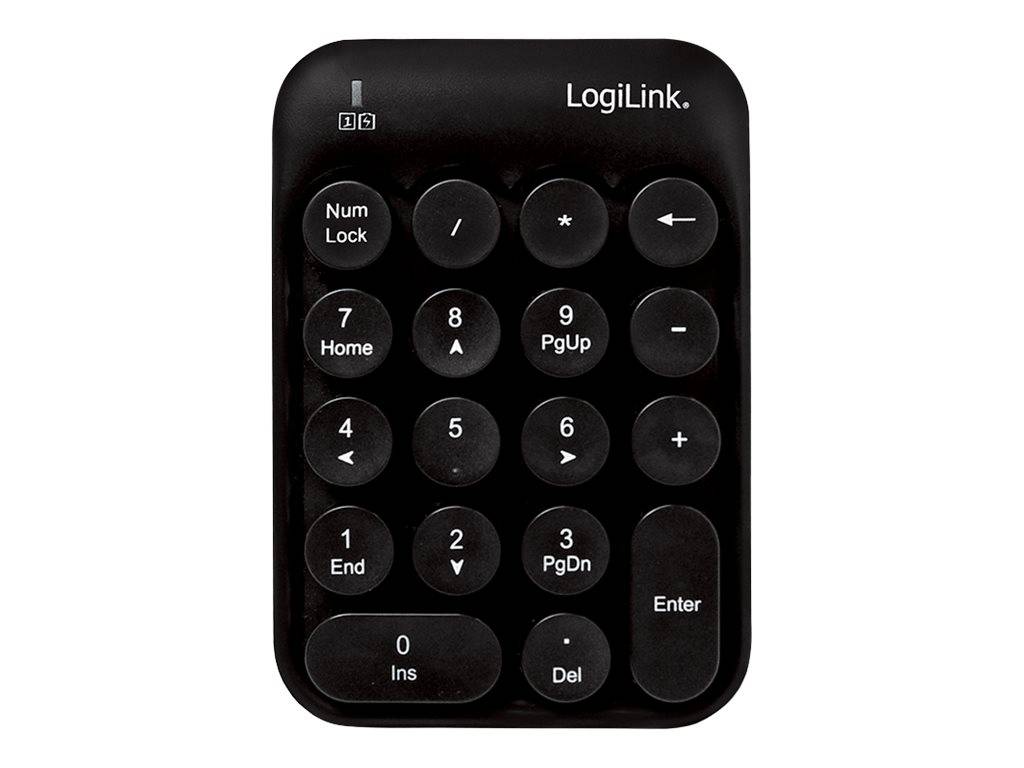 LogiLink - Tastatur - mit Touchpad - kabellos