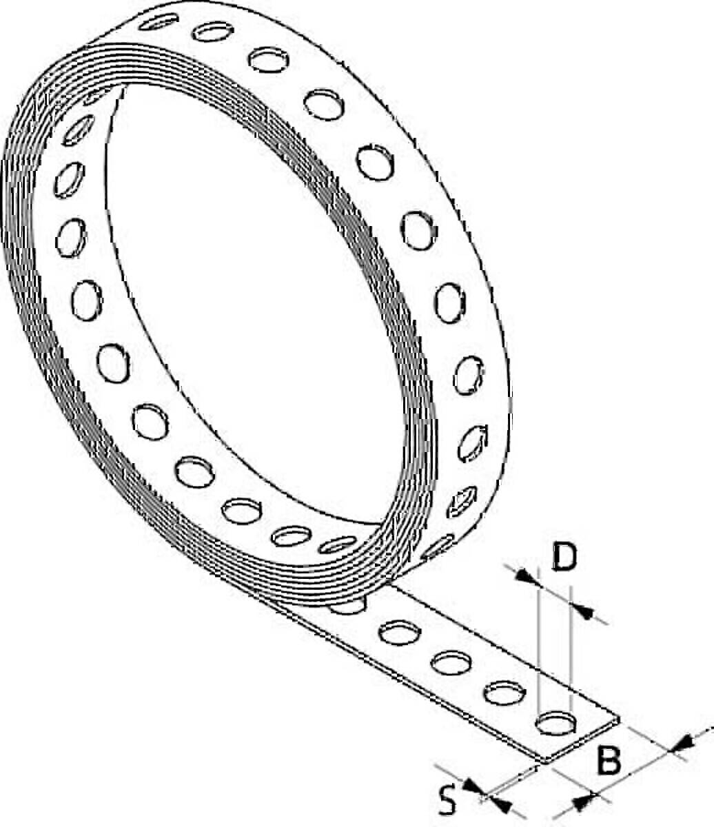 Fischer Deutschl. Lochband LBV 12/10m