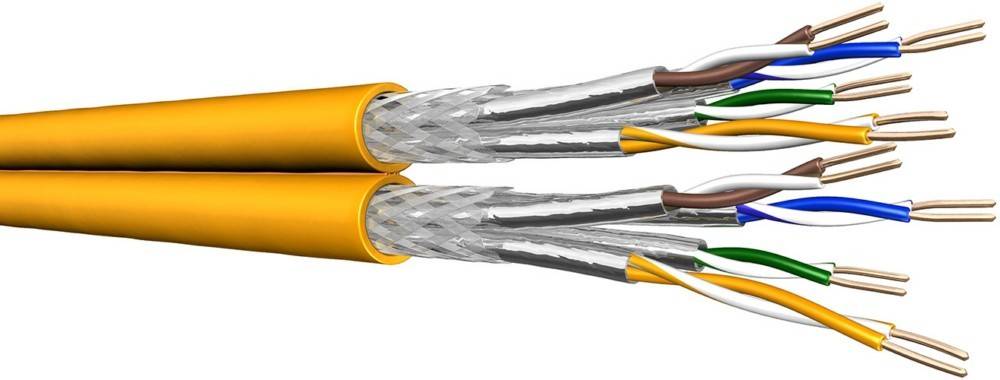 500 Mtr. Draka Comteq (DNT) UC1500 HS22 Kat.7A gelb 60088517-Dca-T500