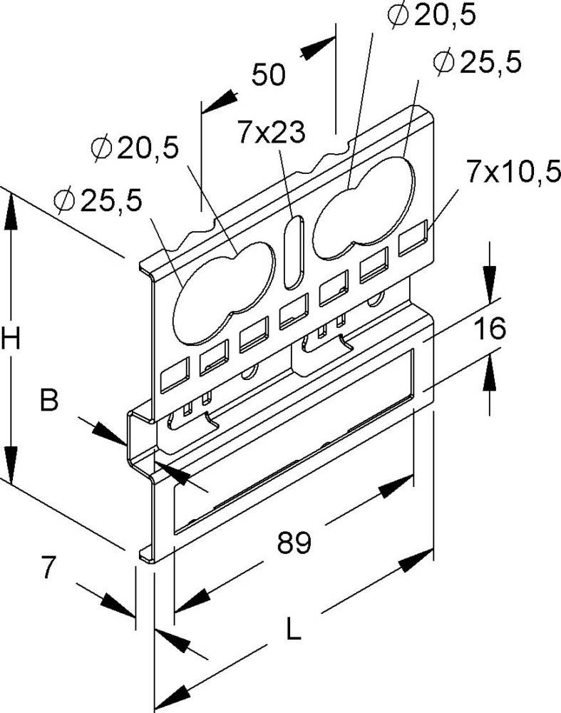 Niedax Universalbefest.Platte MTCUP 100 S
