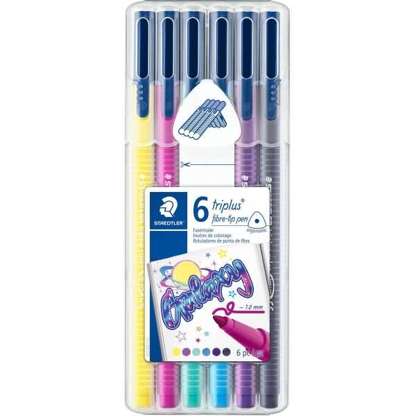 Fasermaler triplus color ca. 1,0mm VE=6 Farben