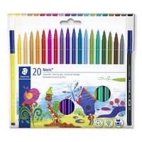 STAEDTLER Noris 326 - Filzstift - nicht dauerhaft - gemischte Farben - wasserbasierte Lebensmitteltinte - 1 mm (Packung