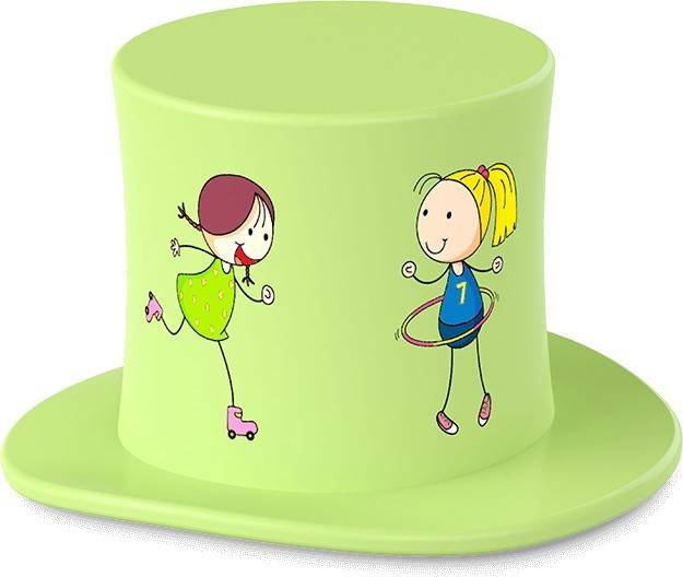 TechniSat Hütchen Spiel/Beweg.lieder TECHNIFANT Hü hellgn