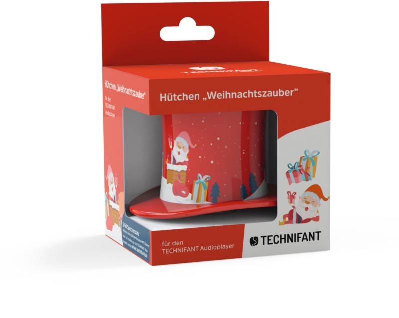 TechniSat Hütchen Weihnachtszauber TECHNIFANT Hü rot