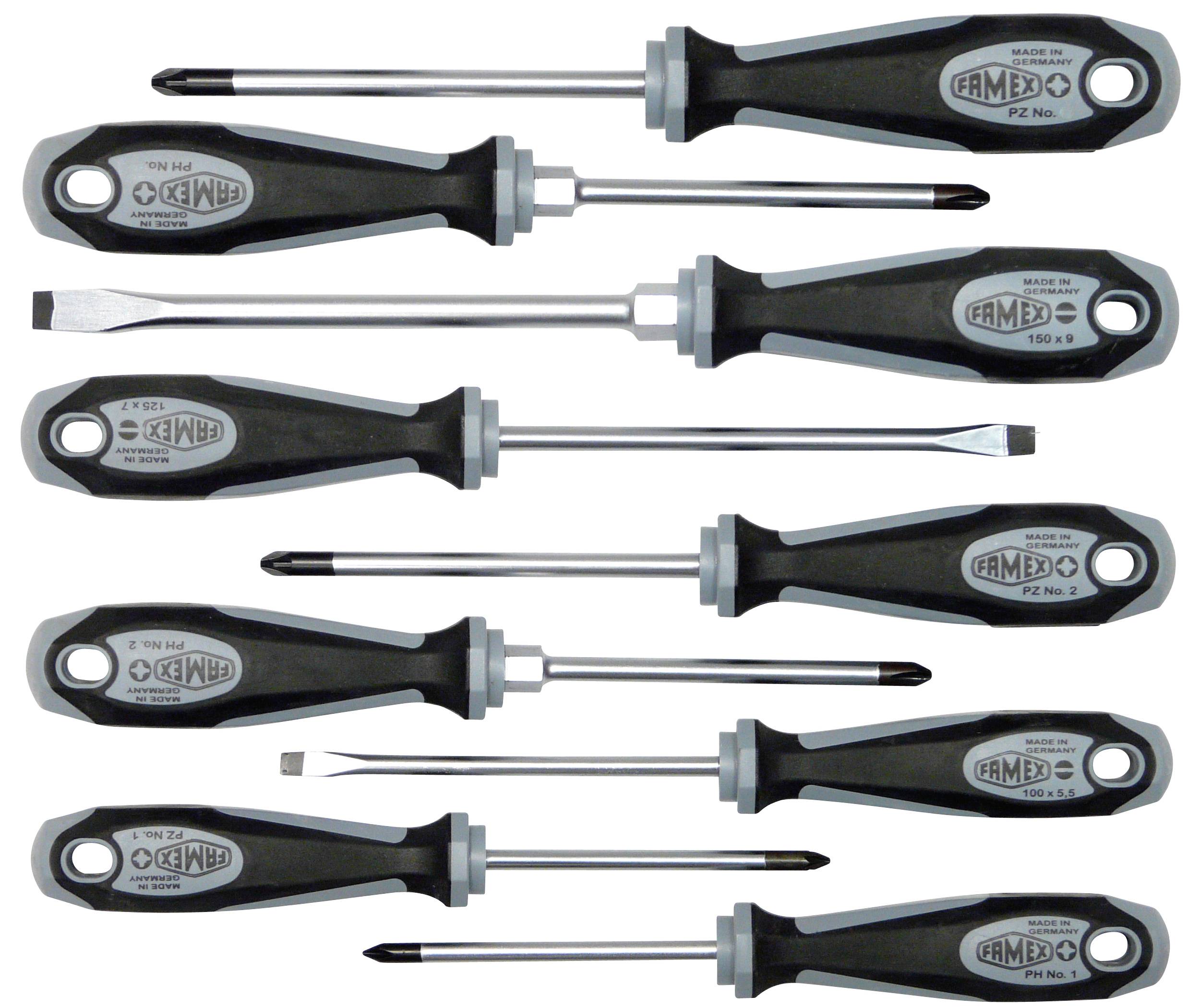 Schraubendreher Satz VDE FAMEX 7705-9 - PROFESSIONAL, aus deutscher Produktion, 9-teilig