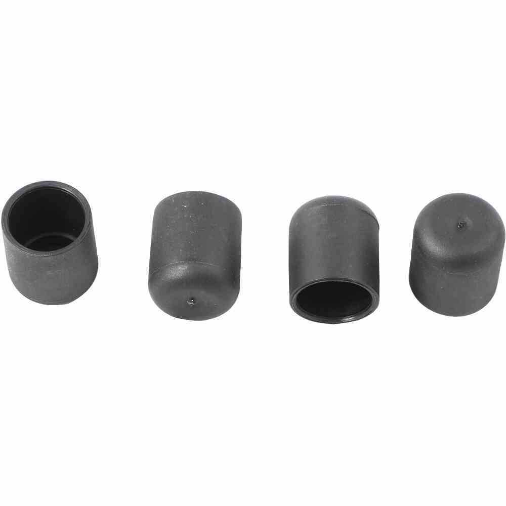 Siena Garden 511-81B18S Fusskappen, Ø 22 mm, rund, zu Cara Stapelsessel, schwarz (4er Pack)