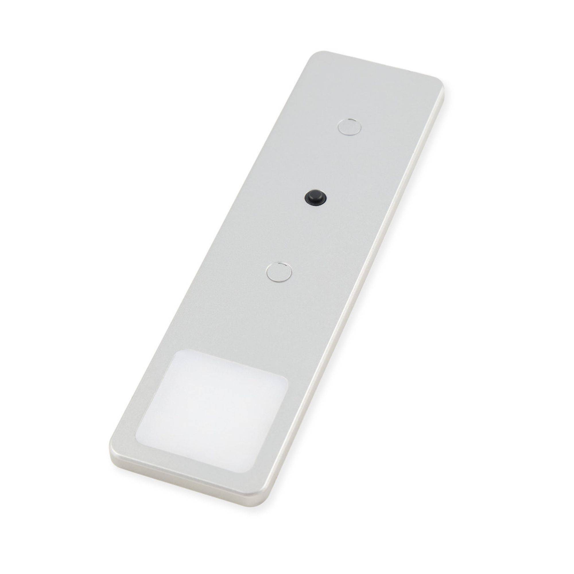 kalb | LED Unterbauleuchte Solid2, SET silbergrau, mech. Schalter, 3W