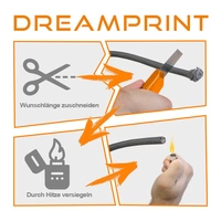 Dreamprint Expanderseil 10m Schwarz 6mm Ø – Gummiseil, Planenseil, elastisches Seil für Innen & Außen – Wetterfest & Reißfest – Ideal für L Dreamprint Expanderseil 10m Schwarz 6mm Ø – Gummiseil, Planenseil, elastisches Seil für Innen & Außen – Wetterfest & Reißfest – Ideal für L