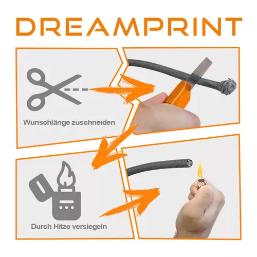 Dreamprint Expanderseil 10m Schwarz 6mm Ø – Gummiseil, Planenseil, elastisches Seil für Innen & Außen – Wetterfest & Reißfest – Ideal für L Dreamprint Expanderseil 10m Schwarz 6mm Ø – Gummiseil, Planenseil, elastisches Seil für Innen & Außen – Wetterfest & Reißfest – Ideal für L