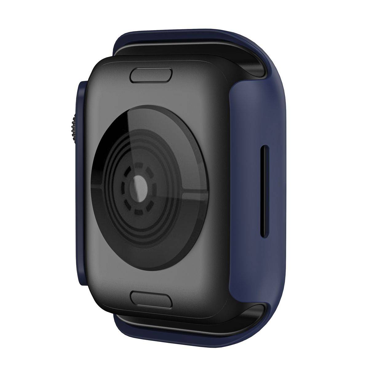 Für Apple Watch Serie 9 8 7 41mm Schock TPU Silikon Hülle Dunkel Blau