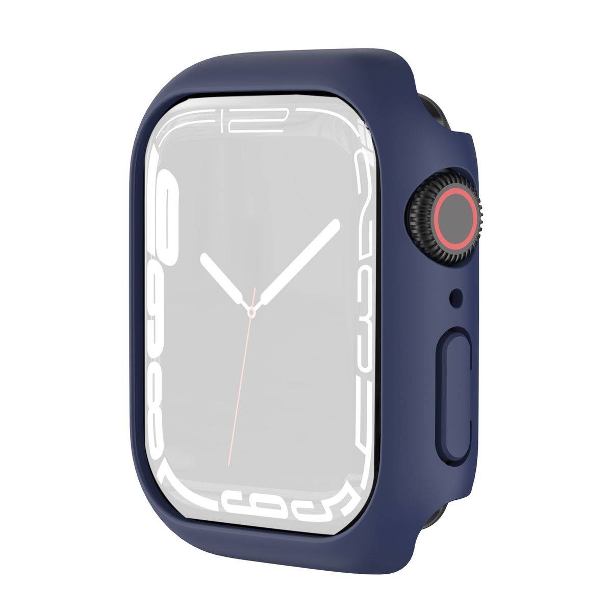 Für Apple Watch Serie 9 8 7 41mm Schock TPU Silikon Hülle Dunkel Blau