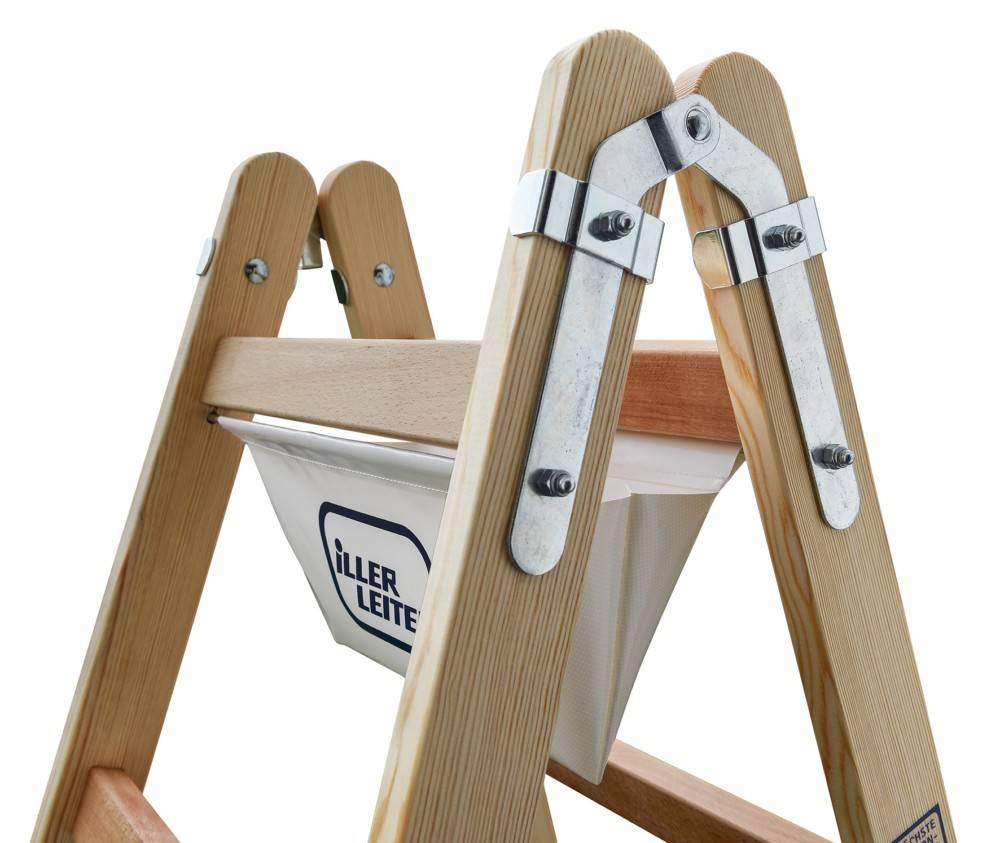 ILLER-LEITER Breitsprossenstehleiter 1109-7