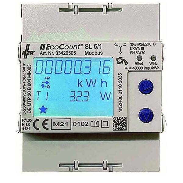 NZR Elektr.Hutschienenzähler EcoCount SL#33420205