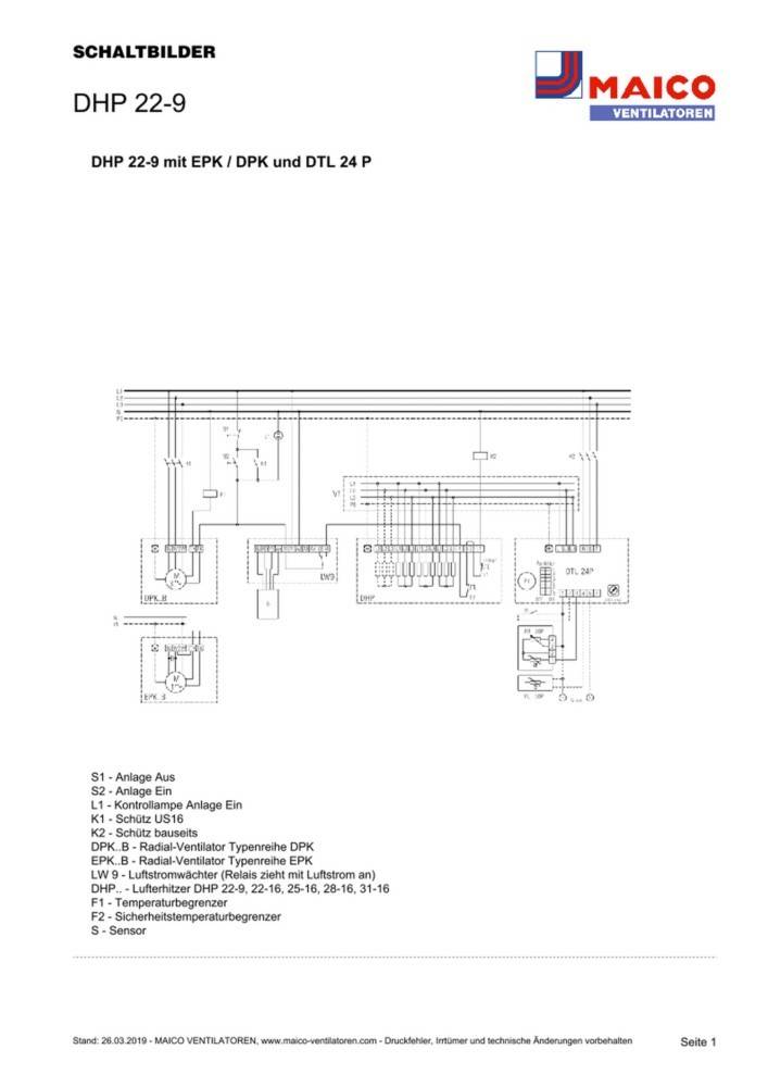 Maico Elektro-Lufterhitzer DHP 22-9