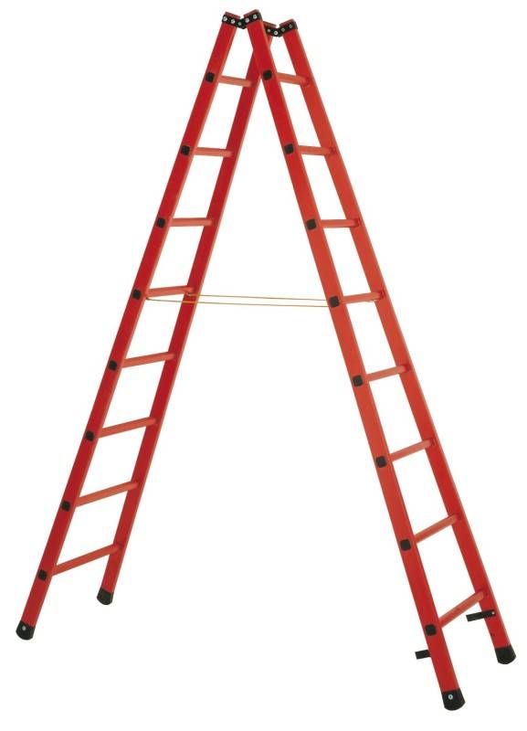 ILLER-LEITER Vollkunststoff-Stehleiter 46257