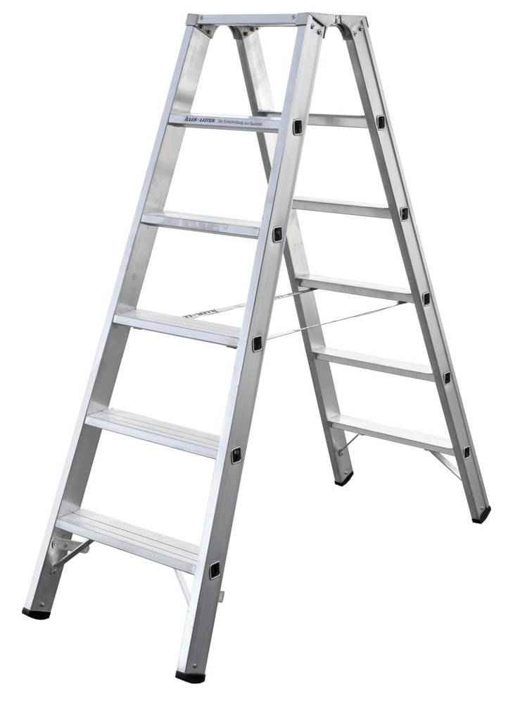 ILLER-LEITER Alu-Stufenstehleiter 7105-3